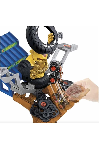 HOT WHEELS Monster Trucks Arena'da Şampiyonluk Mücadelesi Oyun Seti Hpn71 - 6