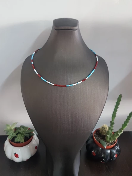 Kum Boncuk Kolye - 4