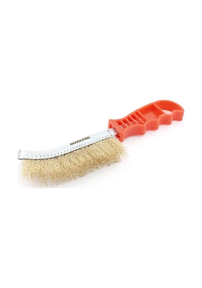 Izeltaş 07416 Kıvrık Uçlu Tel Fırça Plastik Saplı 270Mm - 2
