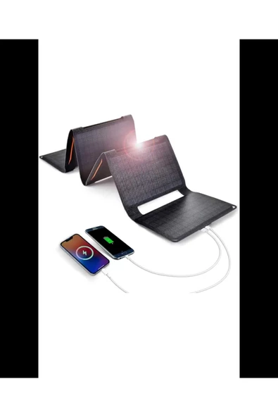 Taşınabilir Güneş Enerjili Şarj, Katlanabilir Solar Şarj Cihazı - 2