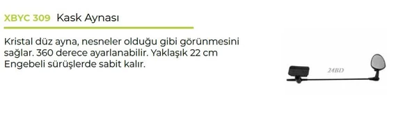 BİSİKLET Kask Aynası MULTİFONKSİYON 3D-MİNİ AYNA ÜCRETSİZ KARGO - 3