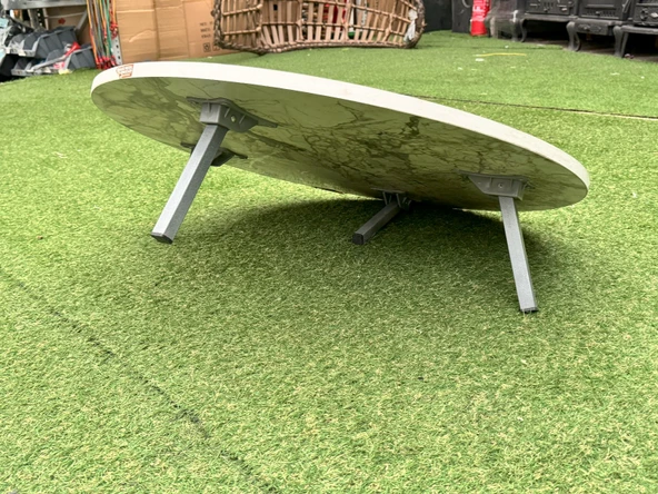 Emin Home 100 Cm Metal Ayaklı Yer Sofrası - 2