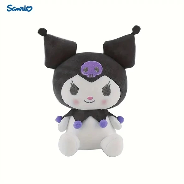 Kuromi Hello Kitty 25 Cm Peluş Oyuncak Sanrio Kuromi Plush Hediyelik Oyuncak - 4