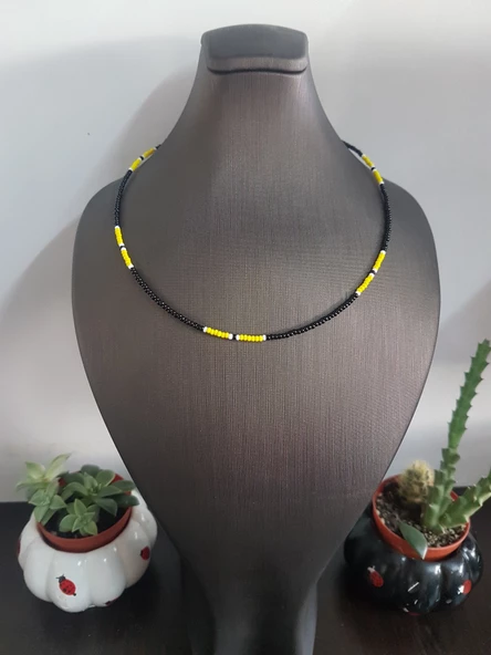 Kum Boncuk Kolye - 4