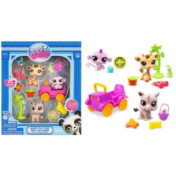 5240 Littlest Pet Shop Minişler Safari Oyun Seti S1 -Sunman