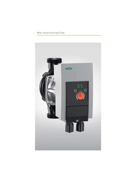 Wilo Pompa Yonos Para HF 30/7  PN10 (17w33)