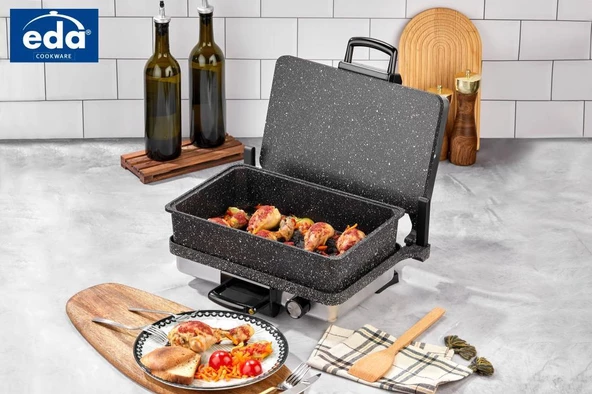Eda ZK-864 Turbo Grill Izgara Makinası Tepsili