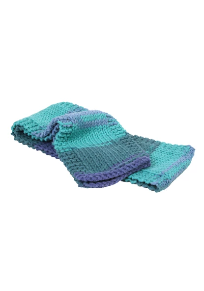 Mora Knit Atkı El Örgüsü Jumbo Kalın İpli Unisex Atkı