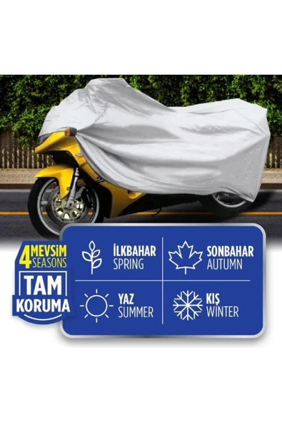 Automix 4 Mevsim Motorsiklet Örtüsü Medium - Resim 2