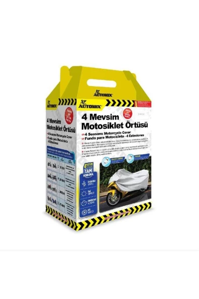 Automix 4 Mevsim Motorsiklet Örtüsü Medium - Resim 3