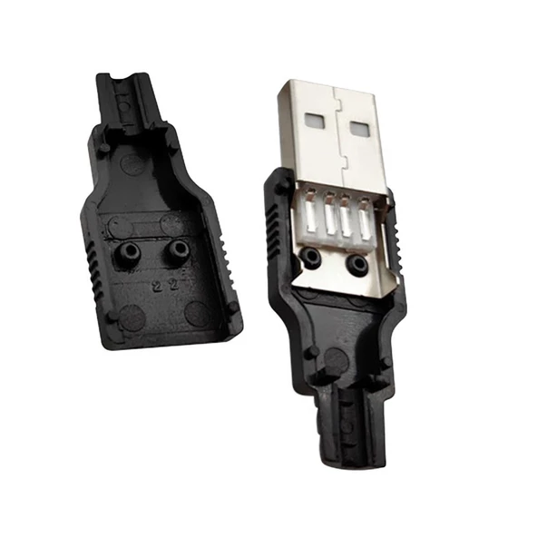 StarkTech STC-17369 USB A Erkek Lehimlenebilir Model Soket 10Lu Paket