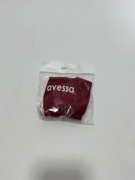 Avessa Likralı Bez Yüzücü Bonesi Kırmızı P7224 - 2