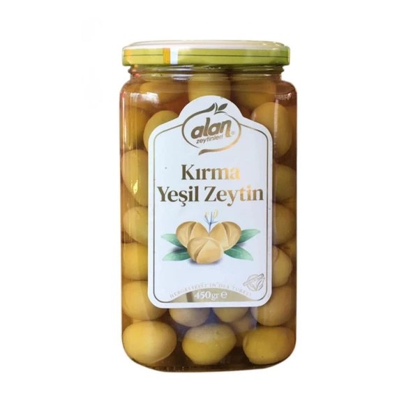 Alan Kırma Yeşil Zeytin 141-160 XL 450 g e