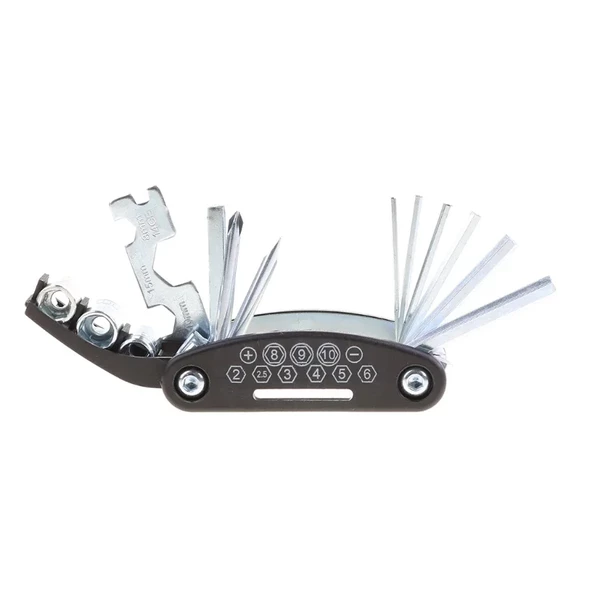 Scooter Takım Anahtarı - Onarım Seti - 16 İşlevli Alet Seti - 3