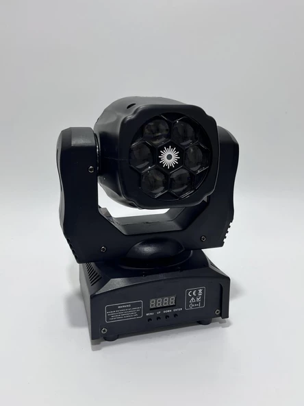 6x15W Mini Rgbw Wash Led Moving Head - Hareketli Sahne Robot Işığı - 2