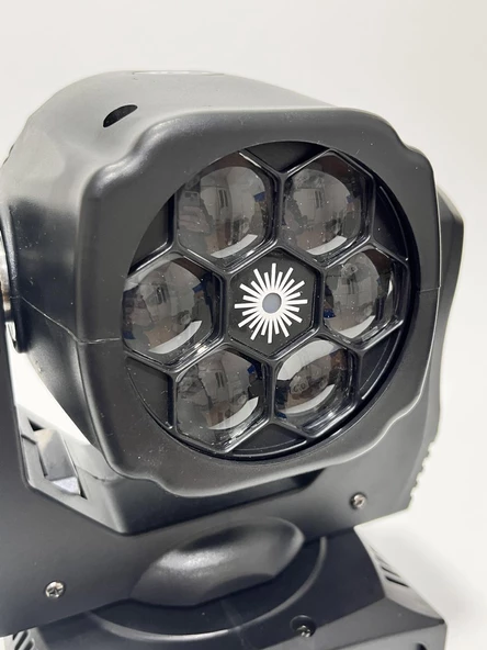 6x15W Mini Rgbw Wash Led Moving Head - Hareketli Sahne Robot Işığı - 6