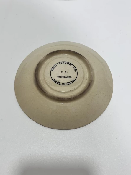 Seramik 6'lı Kahve Fincan Tabağı (Model 1) - 9