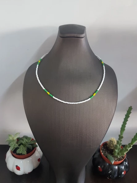 Kum Boncuk Kolye - 4