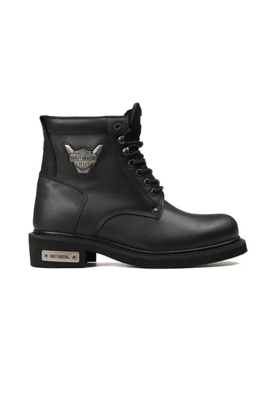 Harley Davidson Gibson Hakiki Deri Unisex Bot - Resim 2