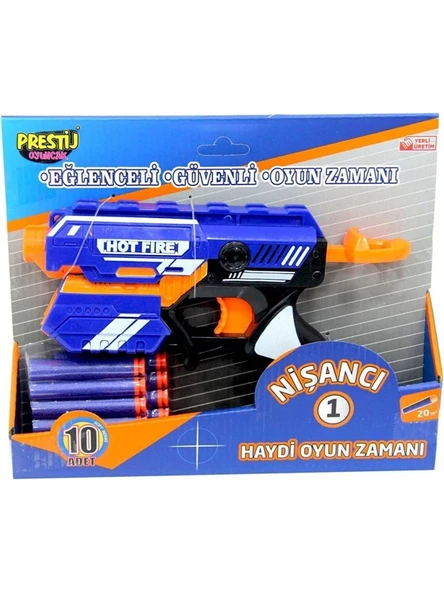 Nişancı 1 Sünger Dart Atan Oyuncak Nerf - 3