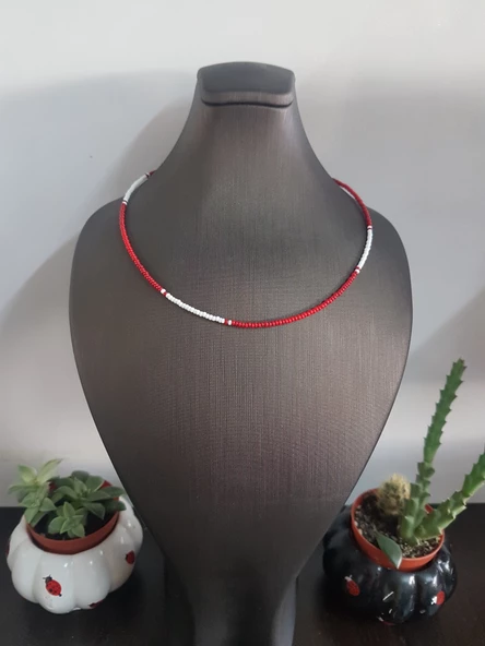 Kum Boncuk Kolye - 4