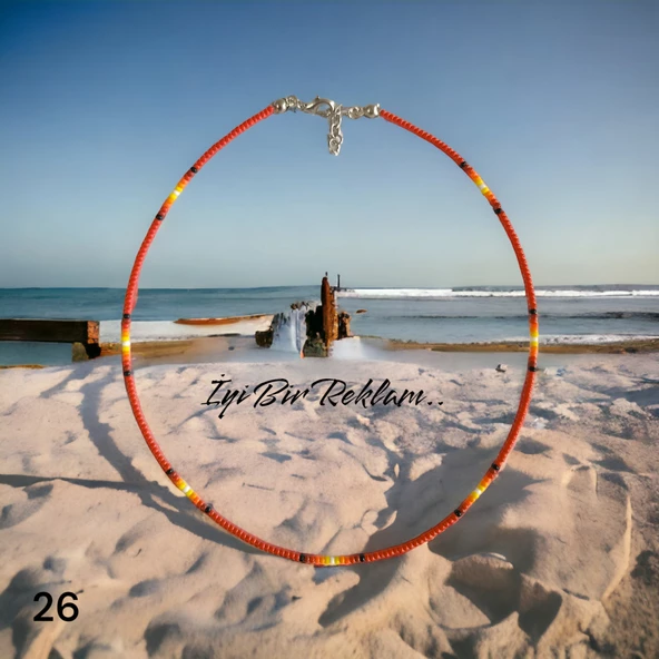 Kum Boncuk Kolye - 3