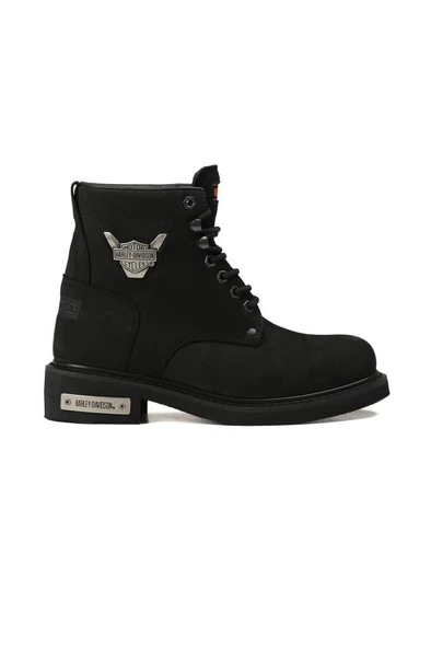 Harley Davidson Gibson Hakiki Deri Unisex Bot - Resim 6