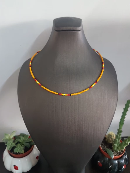 Kum Boncuk Kolye - 4