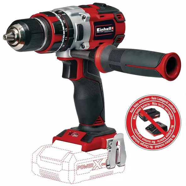 Einhell TE CD 18/60 Li BL Solo Akü Hariç Akülü Darbeli Matkap