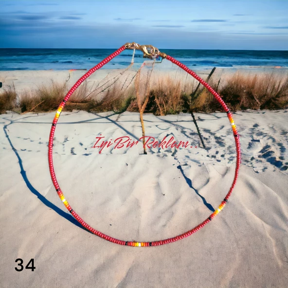 Kum Boncuk Kolye - 3