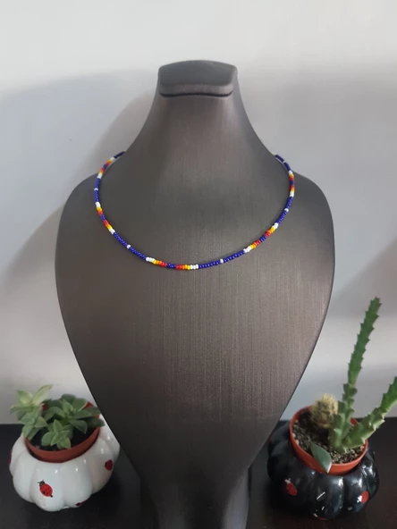 Kum Boncuk Kolye - 4