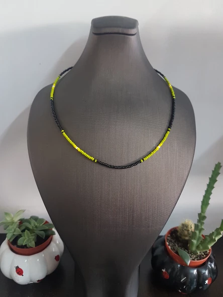 Kum Boncuk Kolye - 4