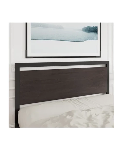 HFT HOME Metal Karyola, Çınar XL Metal Karyola Renk seçenekli, Çift Kişilik 42 140x200 SİYAH - Resim 6