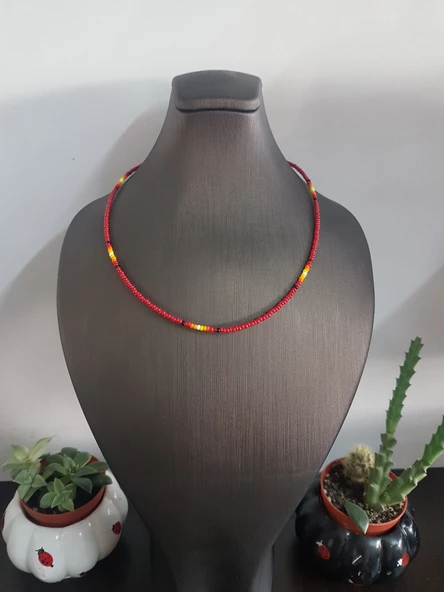 Kum Boncuk Kolye - 4