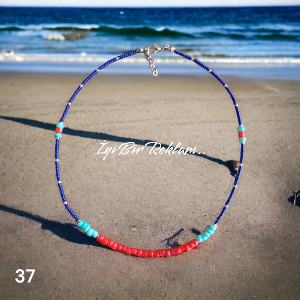 Kum ve Büyük Boncuk Kolye - 3