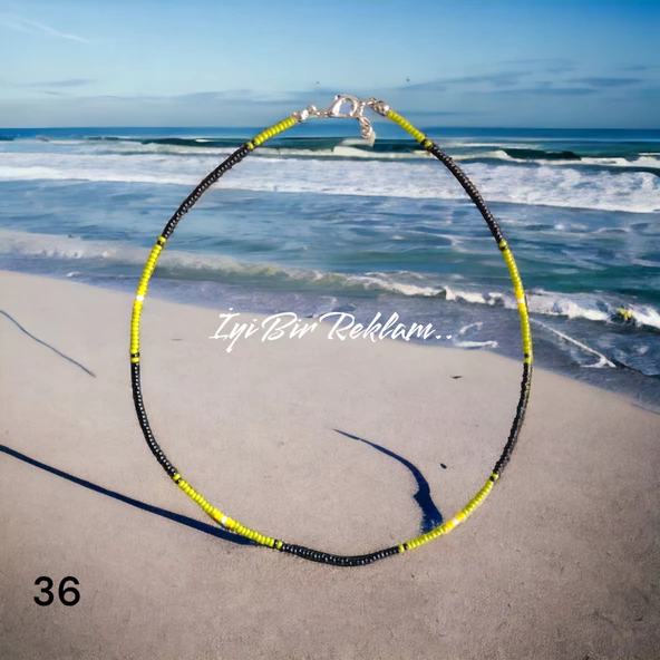 Kum Boncuk Kolye - 3