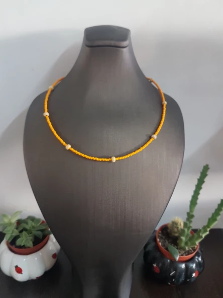 Kum Boncuk Kolye - 4