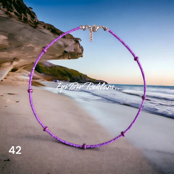 Kum Boncuk Kolye - 3