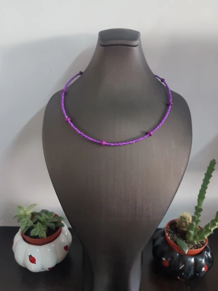 Kum Boncuk Kolye - 4