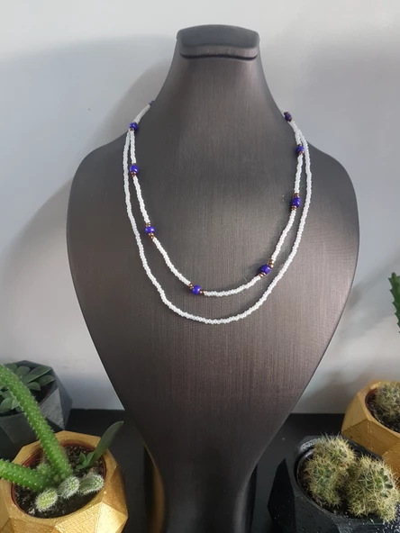 Kum Boncuk Kolye - 4