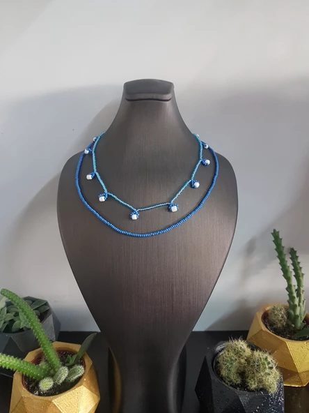 Kum Boncuk Kolye - 3