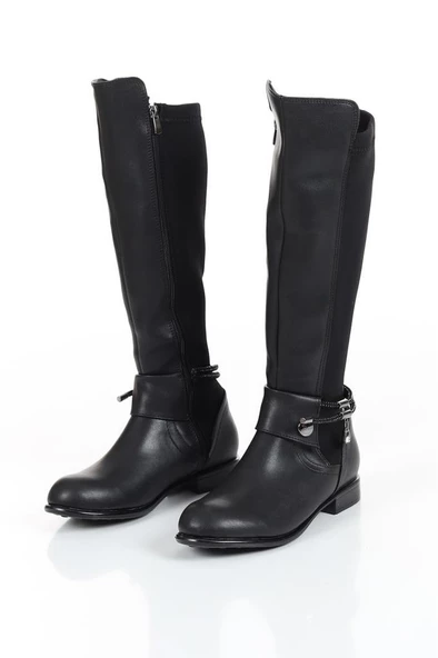 Fix 505 Deri Trend Fashion Kadın Çizme