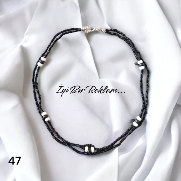 Kum Boncuk Kolye - 3