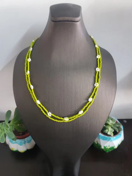 Kum Boncuk Kolye - 4