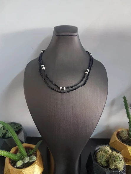 Kum Boncuk Kolye - 4