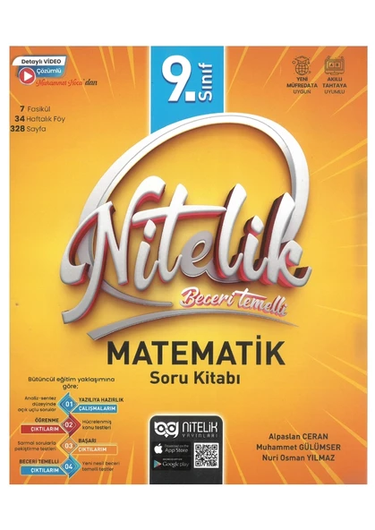 Nitelik 9.sınıf Matematik Soru Kitabı Beceri Temelli *yeni*