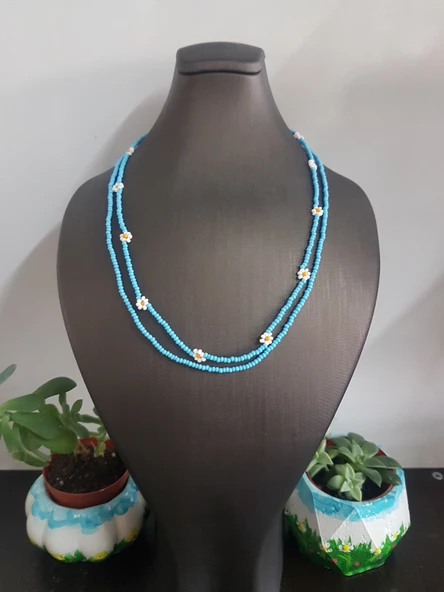 Kum Boncuk Kolye - 4