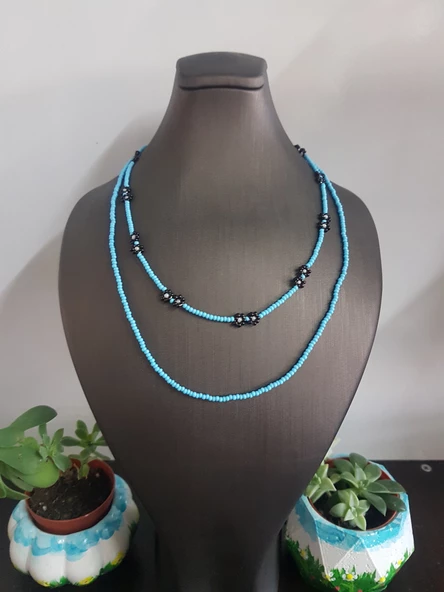 Kum Boncuk Kolye - 3