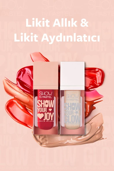 Pastel Mix & Match Glow Liquid Highlighter 72 & Joy Liquid Blush 52 - 2