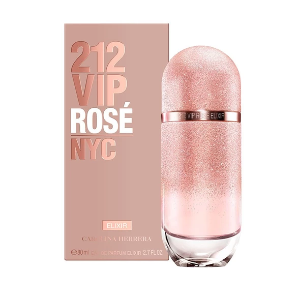 Carolina Herrera 212 Vip Rosé Elixir EDP 80ML Kadın Parfüm - Resim 2